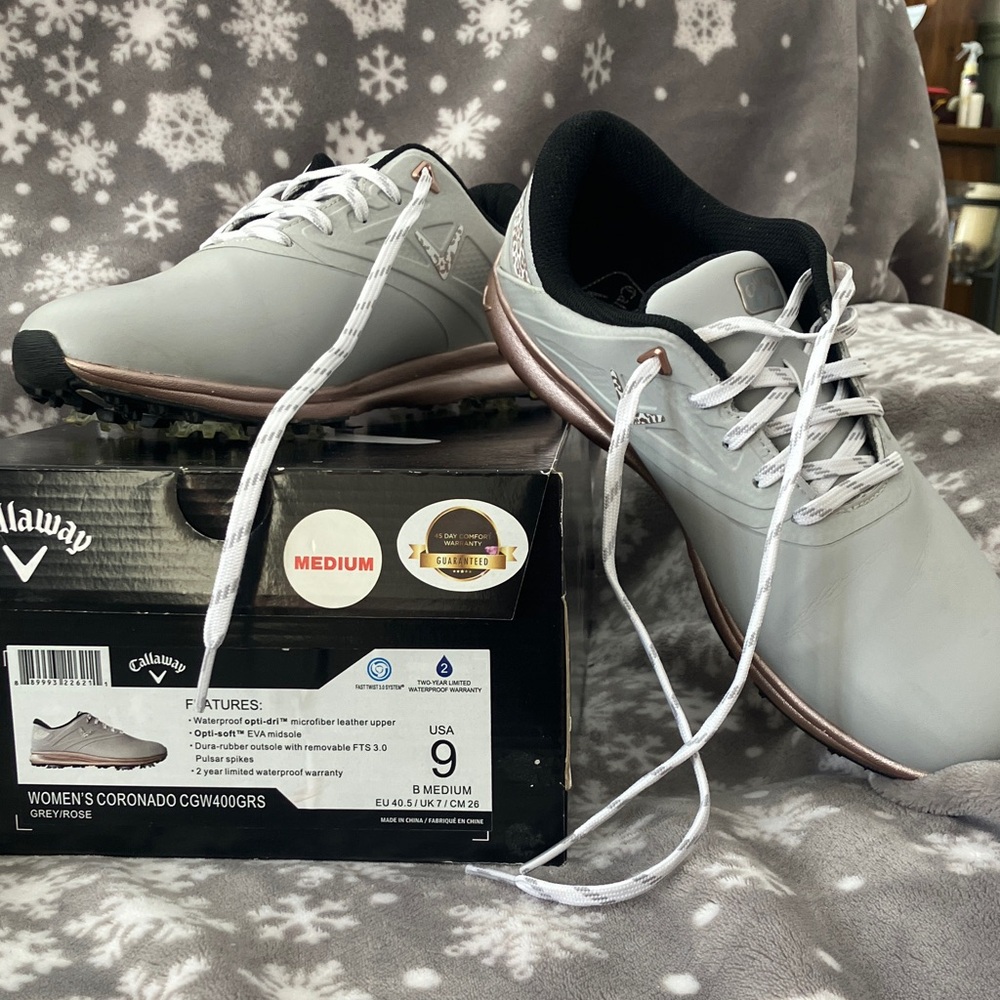 Callaway Women's Gray Athletic Golf Shoes